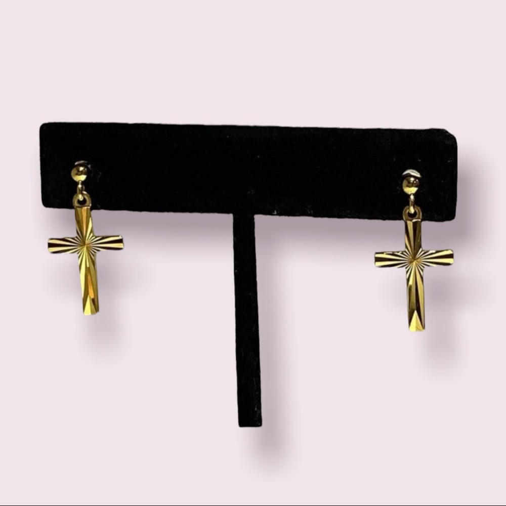 Danecraft Primavera Italy Womens 925 Silver 24kt Gold Plated Earrings Girlfriend